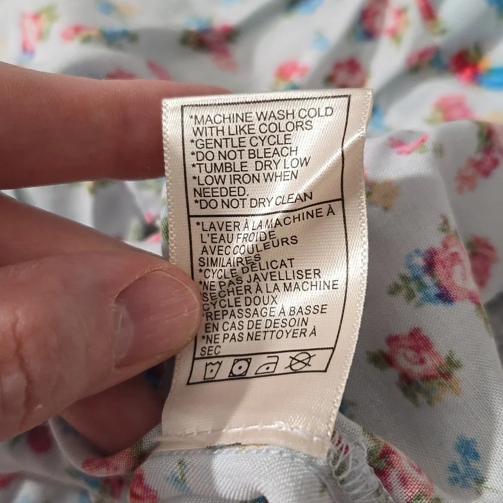Betsey Johnson Floral Smocked Mini Dress - Picture 8 of 8